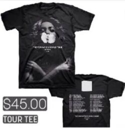 Beyoncé The Formation WorldTour 2016 Tee BEYONCE The Formation World TOUR 2016 TEE BLACK T-SHIRT