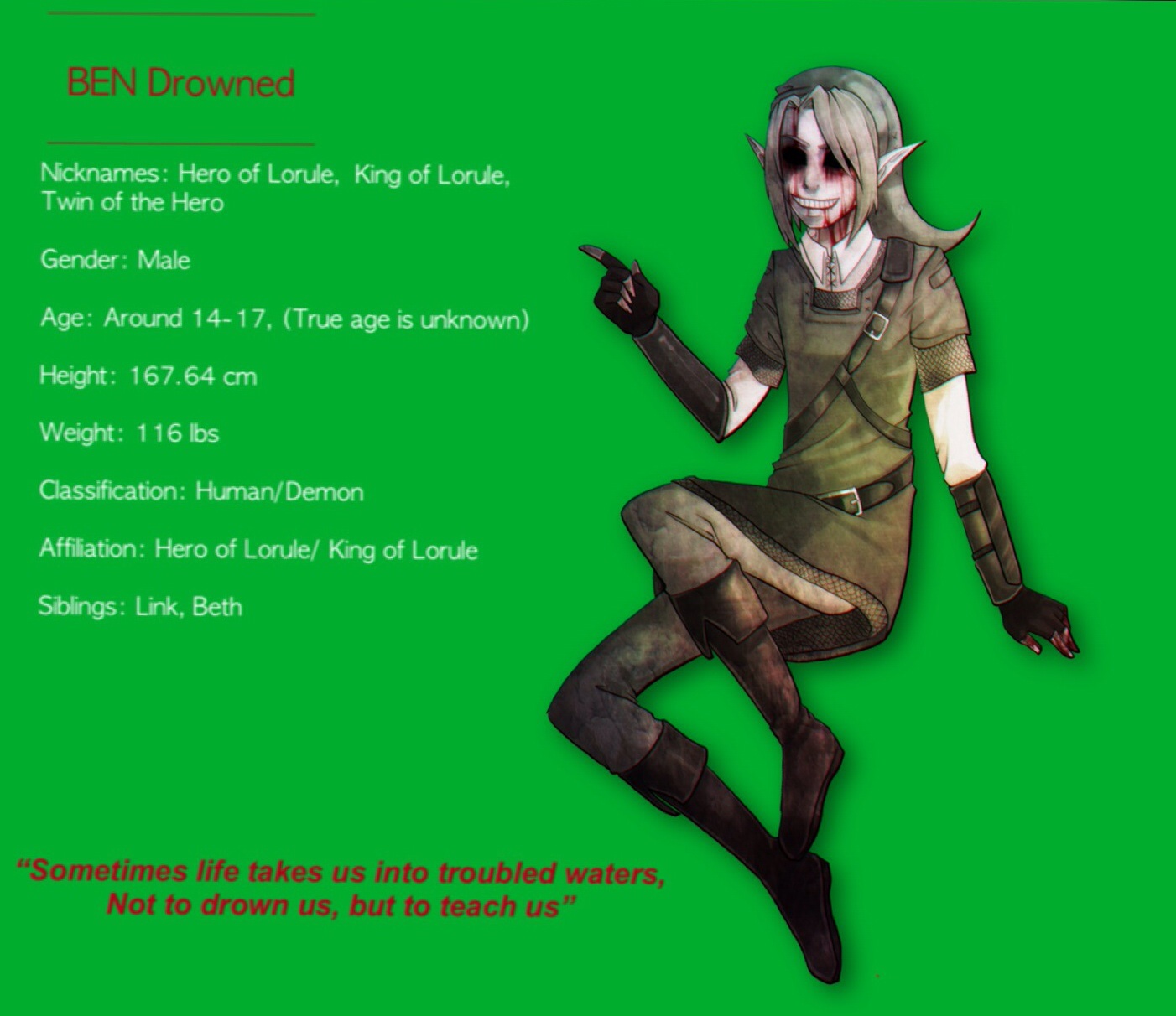 ben drowned as a girl