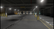 The parking garage