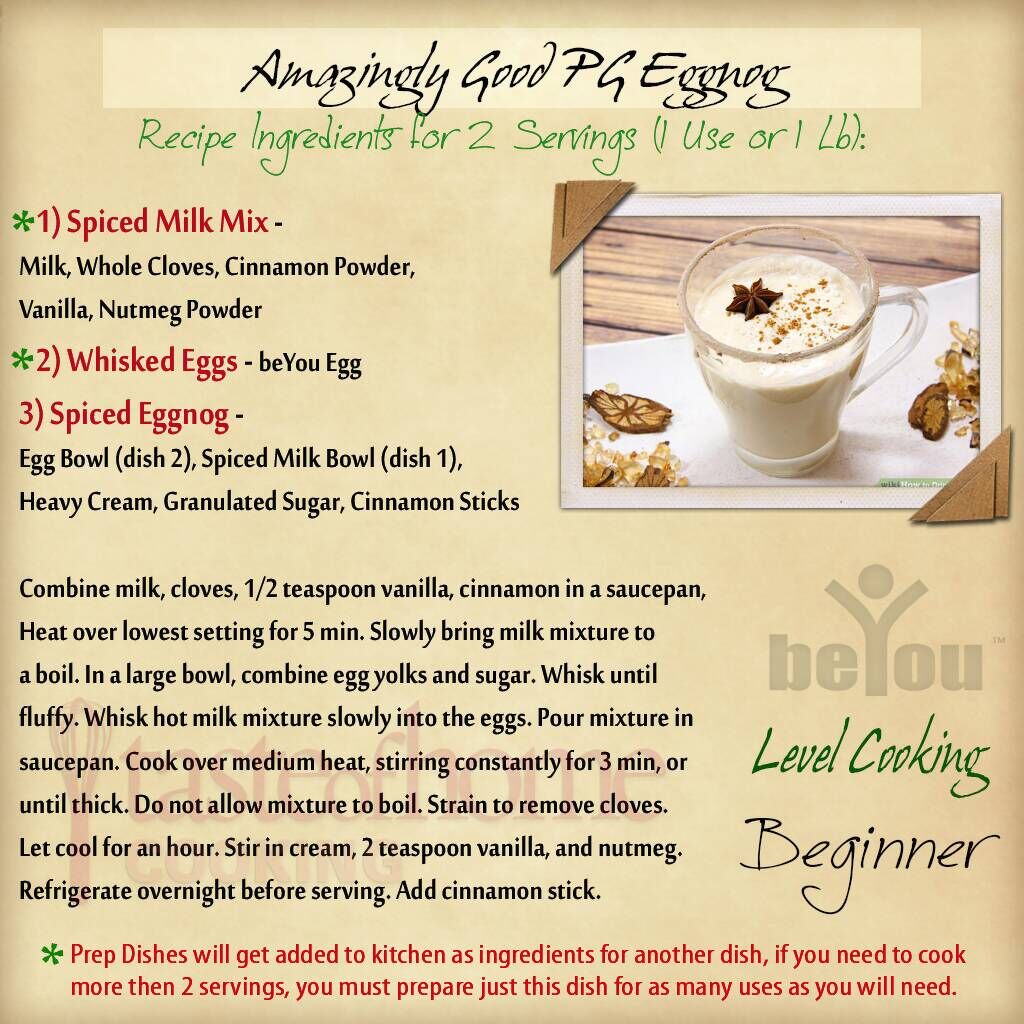 Amazingly Good Eggnog Recipe