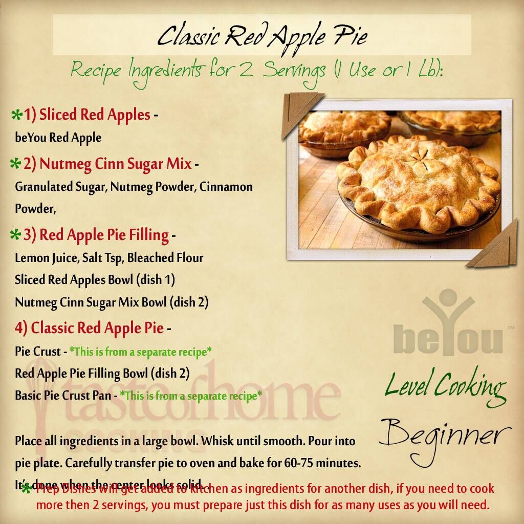 does apple pie need lemon juice