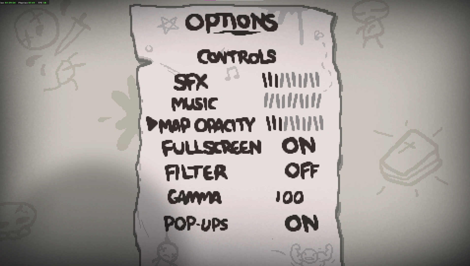 The binding of isaac управление. Айзек меню. настройки для контроллера в айзек. управление айзек.