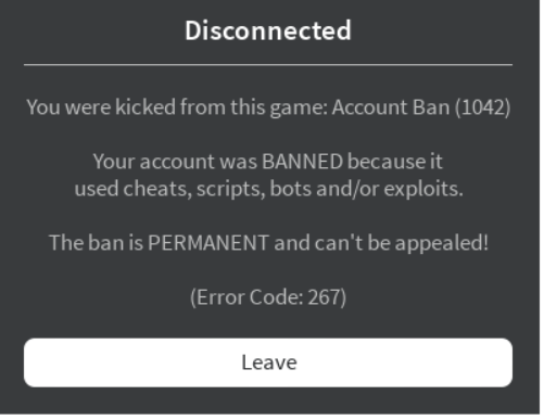 roblox how to open ban