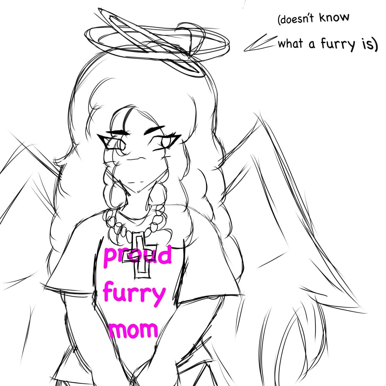 PROUD FURRY su Maglietta Polo da uomo