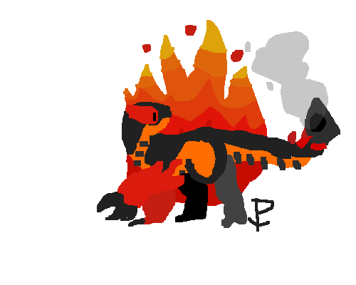 Eruptidon Art  Loomian•Legacy Amino