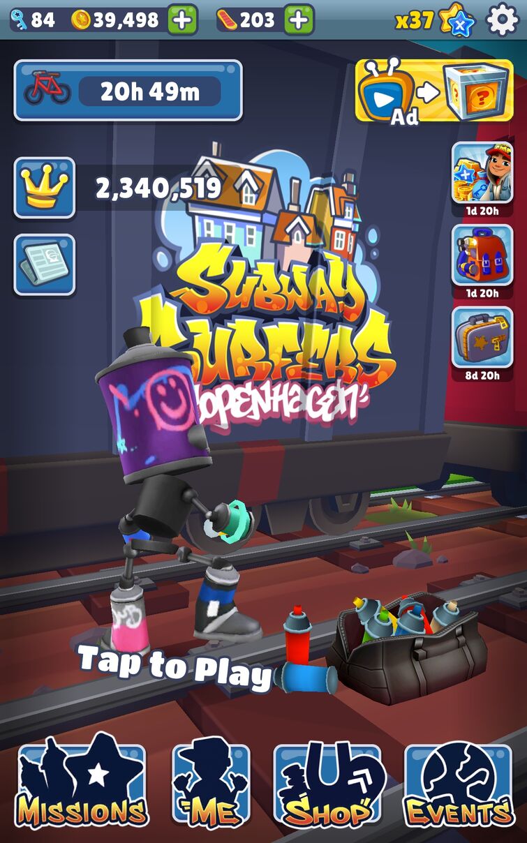 subway surfers copenhagen screenshot