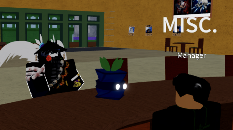 Blox Fruits manager going from It's still too early for you to be here  but then a few minutes later he says Meh, he left not too long ago  Someone explain. 