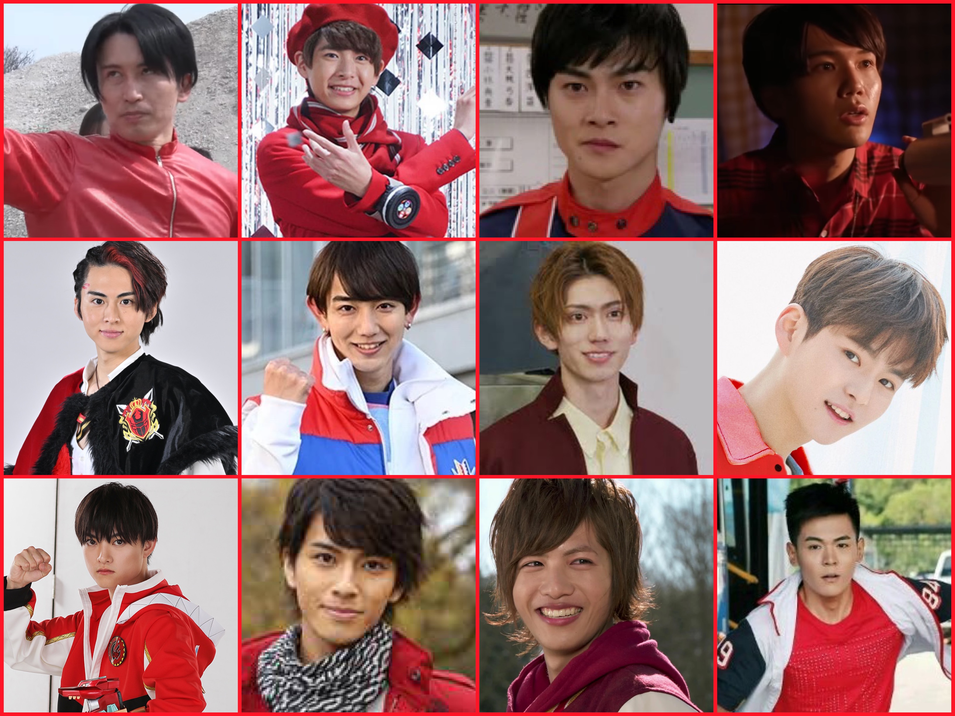 Super Sentai Cast for the possible Sentai seasons that would be the