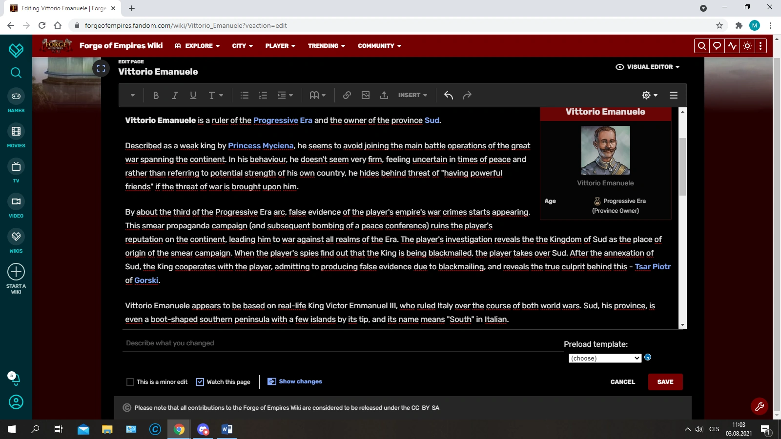 Trouble with editing | Fandom