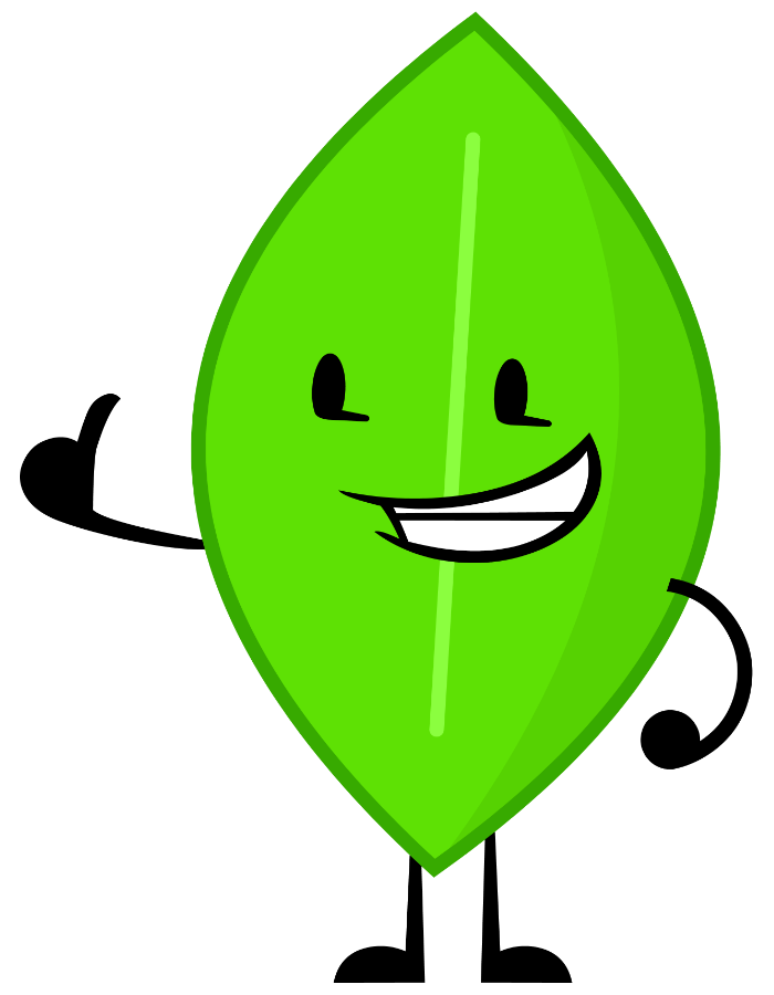 Download HD Battle For Dream Island Wiki - Bfdi Leafy Intro Transparent PNG  Image 