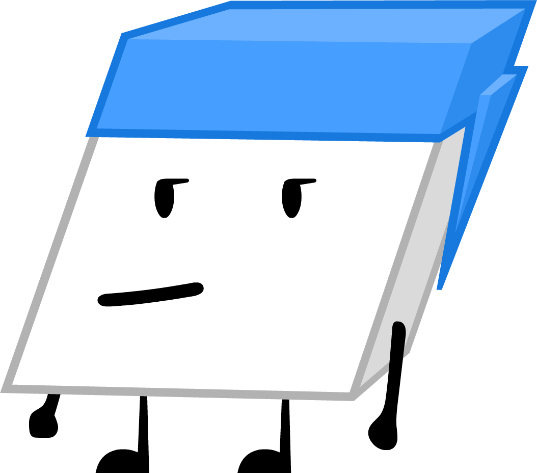Blocky,Eraser, and Pen. BFDI Characters Wiki Fandom