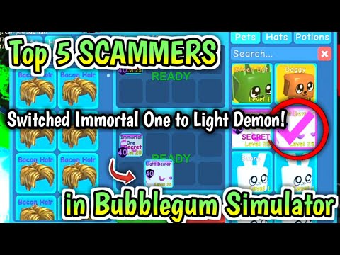 I Need A List Of Scammers In Bgs Fandom - roblox bubble gum simulator codes 2019 list robux yt