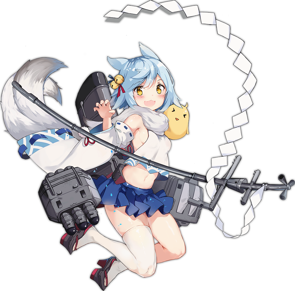 Fubuki 吹雪 Azur Lane アズールレーン Minecraft Skin