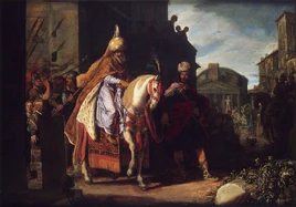 The Triumph of Mordecai by Pieter Lastman, 1624.