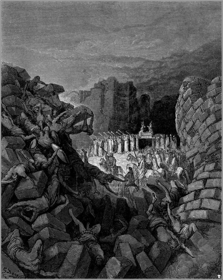 bible约书亚记第六章