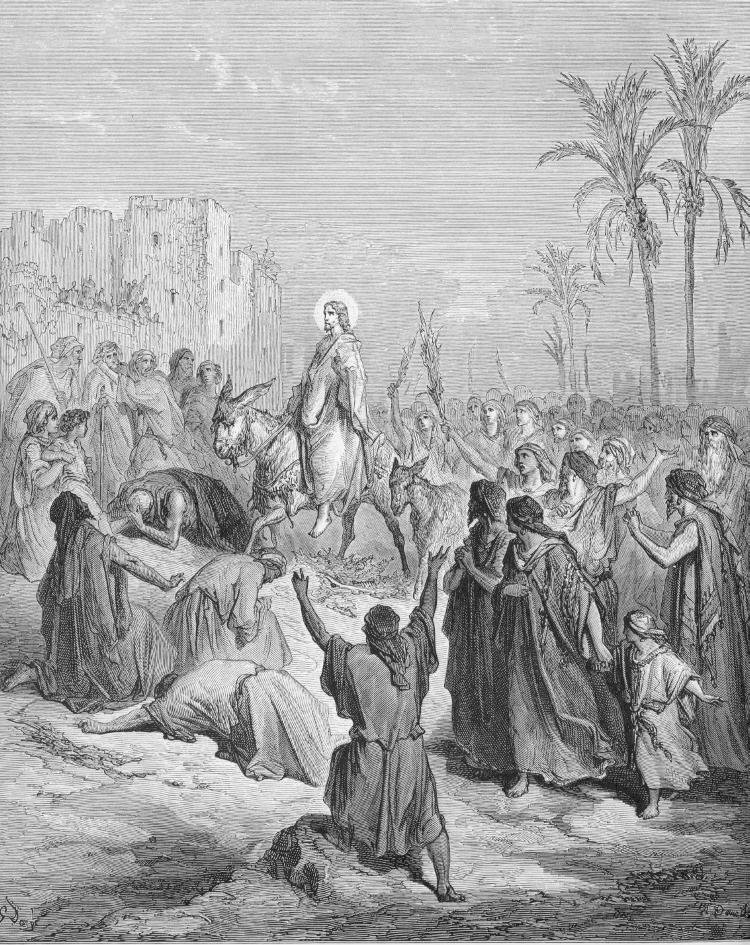 Dore 40 Matt21 Jesus Enters into Jerusalem.jpg