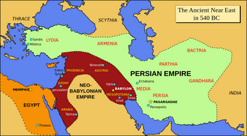 Persia Biblical Map