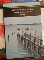 Portada del libro "Vestigios de la vida" de Editorial Dunken en donde colabora Eduardo Casas.