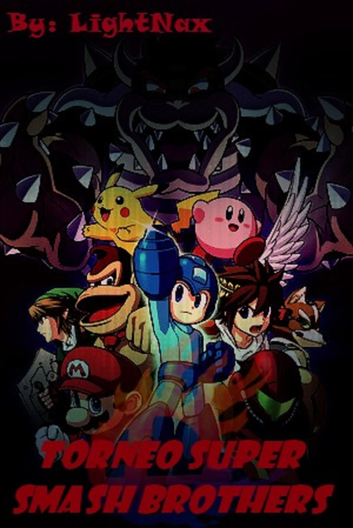 Torneo Super smash Brothers Adventures in the mansion Biblioteca