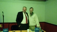 Con el periodista Eduardo Marrazzi en la XI Feria del Libro de Chascomús