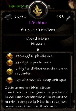 L'Echine stats