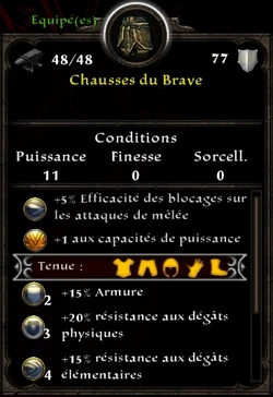 Chausses engagés