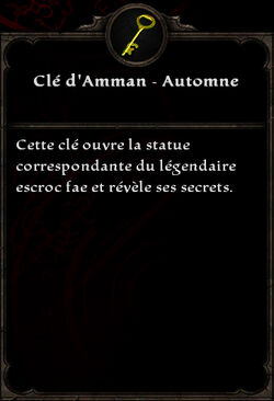 Clé d'Amman - Automne
