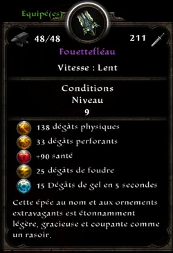 Fouettefléau stats
