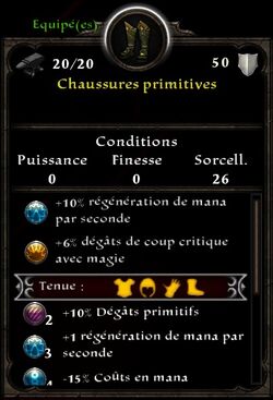 Chaussures primitives