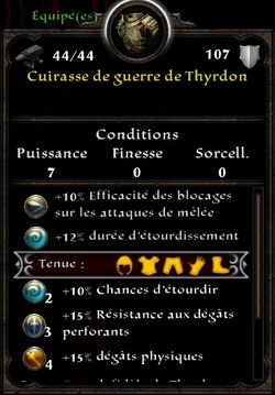 Cuirasse thyrdon