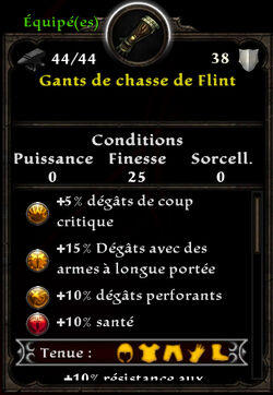 Gants de chasse de Flint