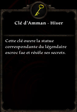 Clé d'Amman - Hiver