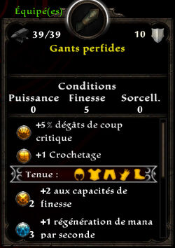Gants perfides