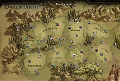 Dalentarth localisation