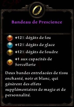 Bandeau de Prescience