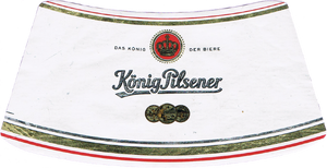 König Pilsener Halsetikett