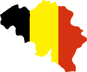 Karte belgien