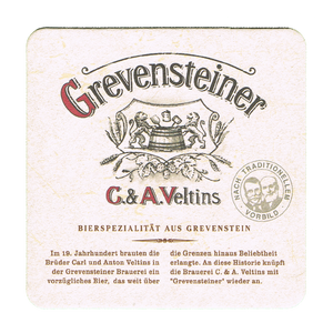 Grevensteiner Bierdeckel Seite A