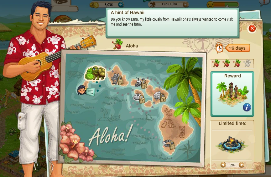 A hint of Hawaii | Big Farm Addiction Wiki | Fandom