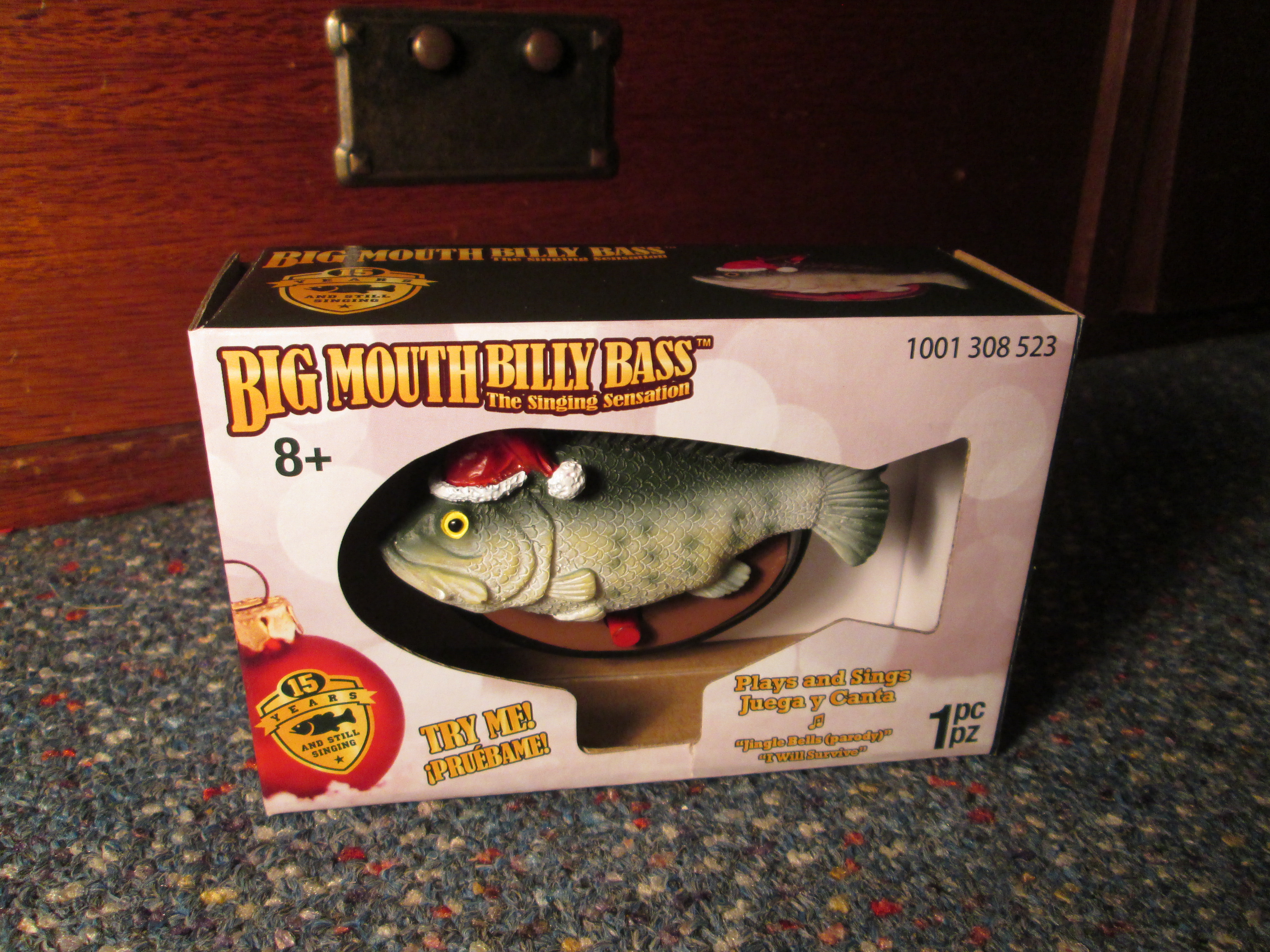 PARTS READ Gemmy Big Mouth Billy Bass Christmas Holiday Edition