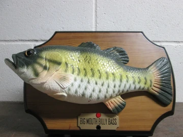 Poisson Mural Big Mouth Billy Bass - The Singing Sensation - Neuf Boîte Ouverte
