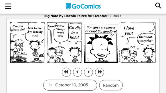 Community Activity:Just memes, Big Nate COMMENTS Wiki