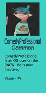 ComedyProfessional Card