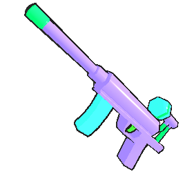 Toon Gun Roblox Big Paintball Wiki Fandom - roblox machine gun sound