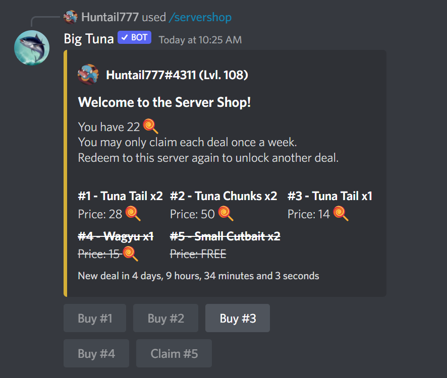 Server Shop, Big Tuna Wiki