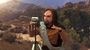 Raj as a Worf.
