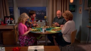 Dinner with his in-laws.