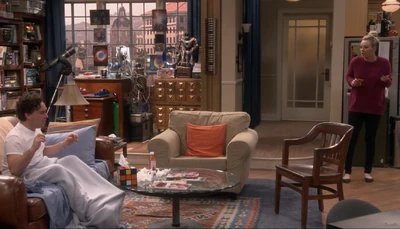 Again Leonard wakes up from a nightmare.