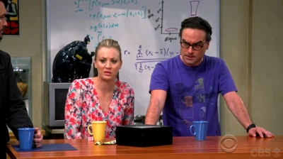 Watching Sheldon's interview.