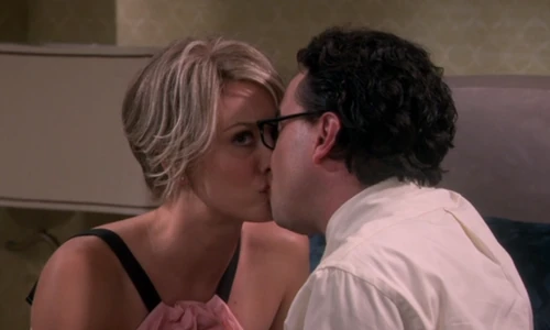 Penny's mind is on Leonard kissing Mandy Chow.